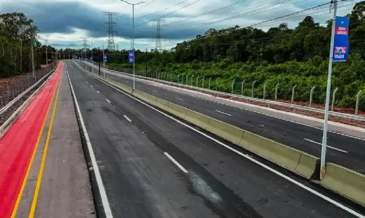 Trecho da Avenida Liberdade é reaberto parcialmente após quase duas semanas de interdição