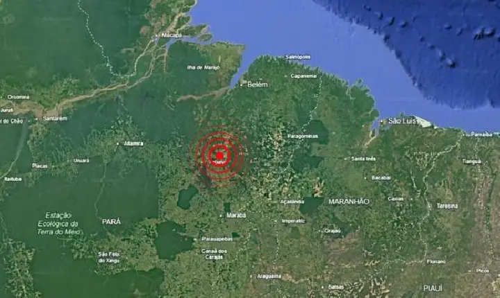 Tremores de baixa magnitude são registrados em Tucuruí