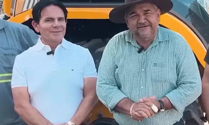 Vandin e Eráclito recebem novos veículos para saúde e infraestrutura de Água Azul do Norte