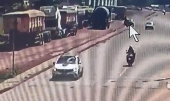 Vídeo mostra momento em que mulher é atropelada e arremessada na Transamazônica, em Itaituba