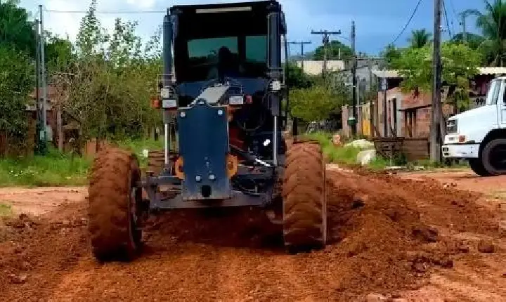 Xinguara inicia semana com intensas frentes de trabalho urbano