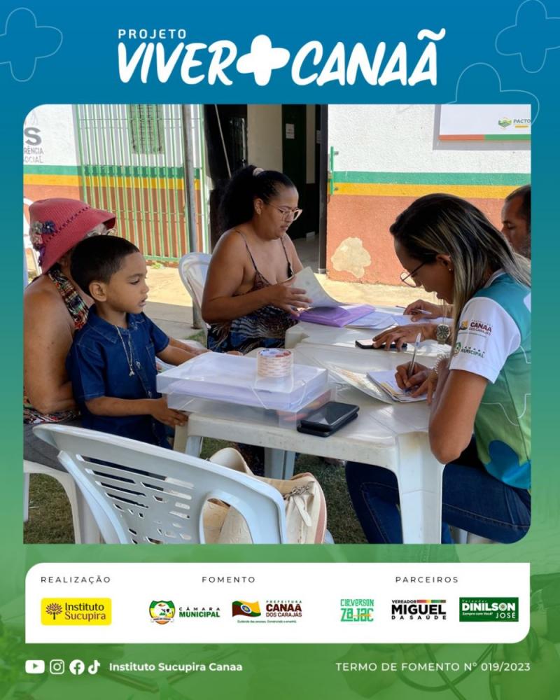 Canaã: Instituto Sucupira vai levar atendimentos ao Bairro dos Imigrantes