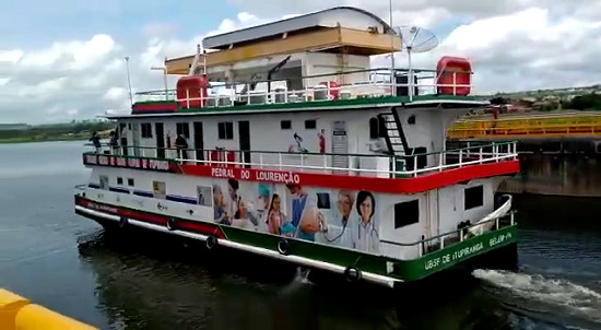Denúncia: Prefeitura de Itupiranga utiliza UBS Fluvial como base para gerador de energia