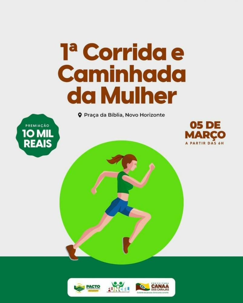 Funcel vai realizar 1ª Corrida e Caminhada da Mulher em Canaã