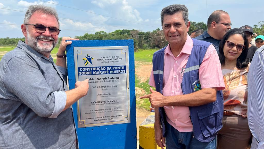 Com festa, Prefeitura de Novo Repartimento entrega ponte na zona rural do município