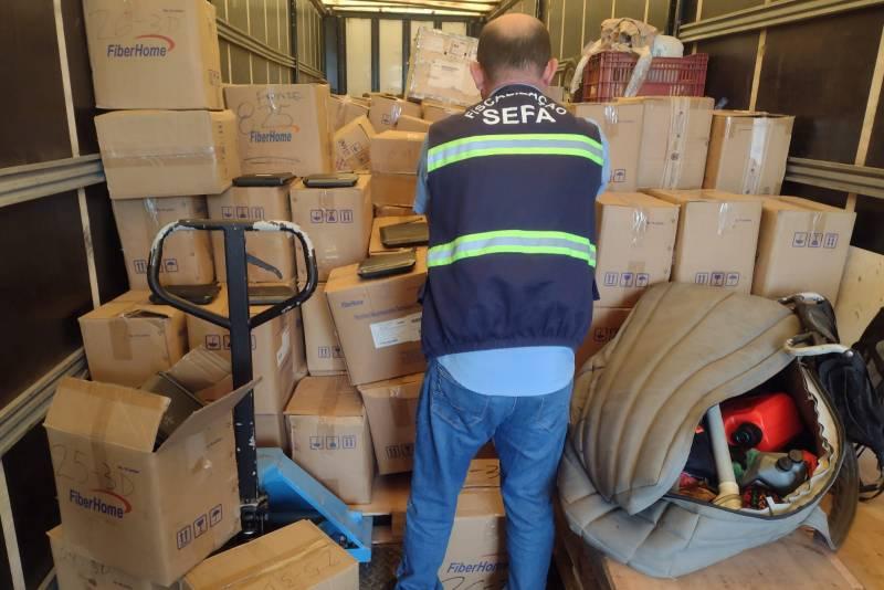 Secretaria da Fazenda (Sefa) apreende mais de R$ 1 milhão em roteadores de wi-fi
