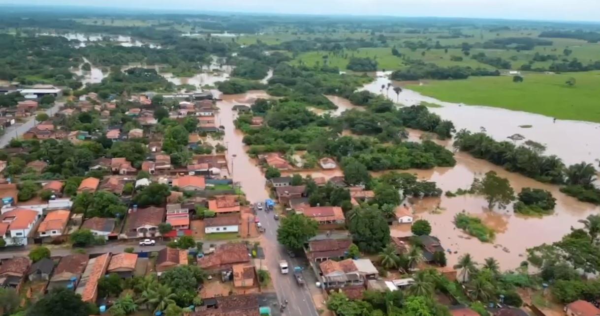 Calamidade pública: enchentes atingem município de Rio Maria