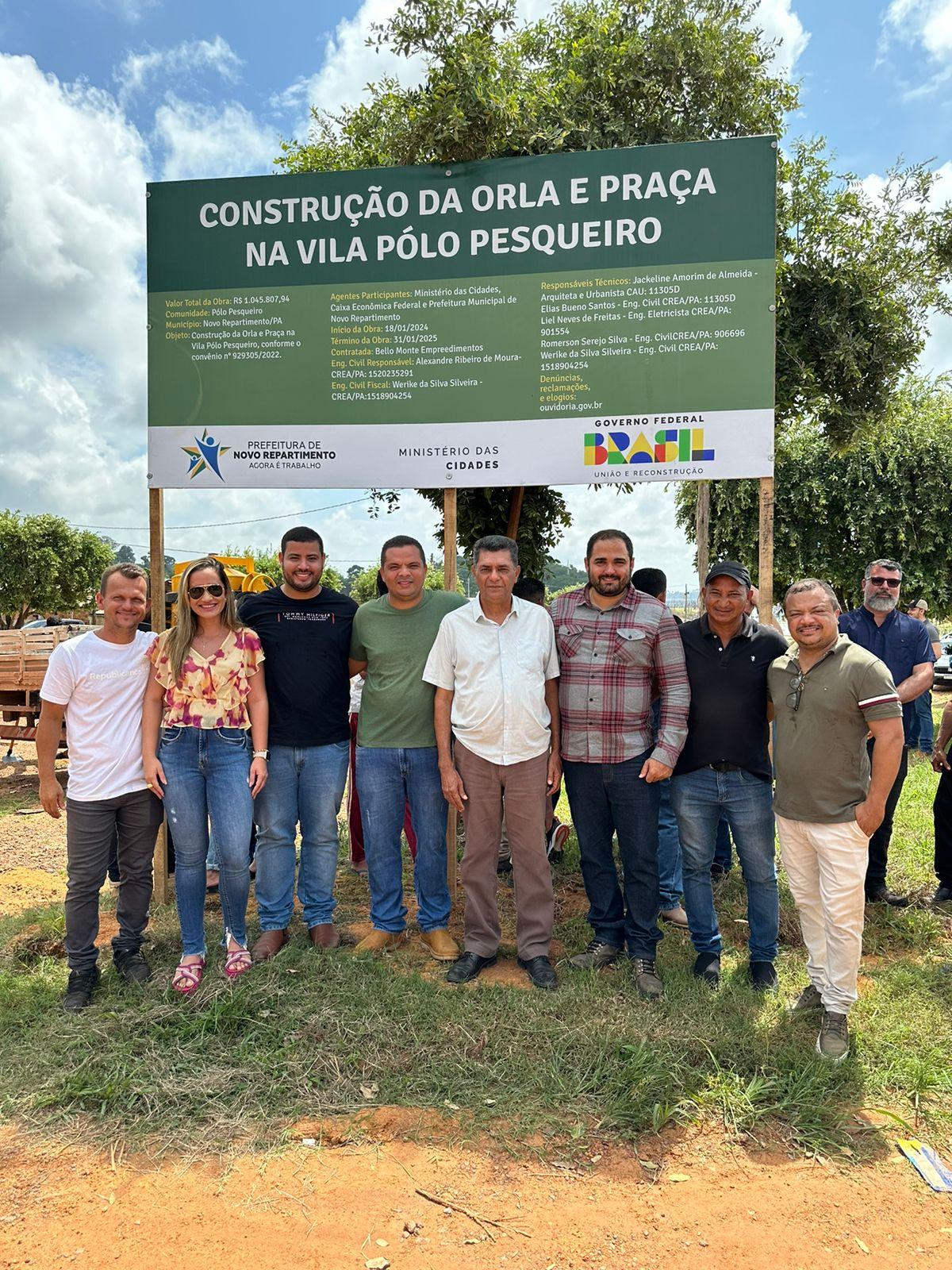 Novo Repartimento vai ganhar moderna praça e orla no Polo Pesqueiro