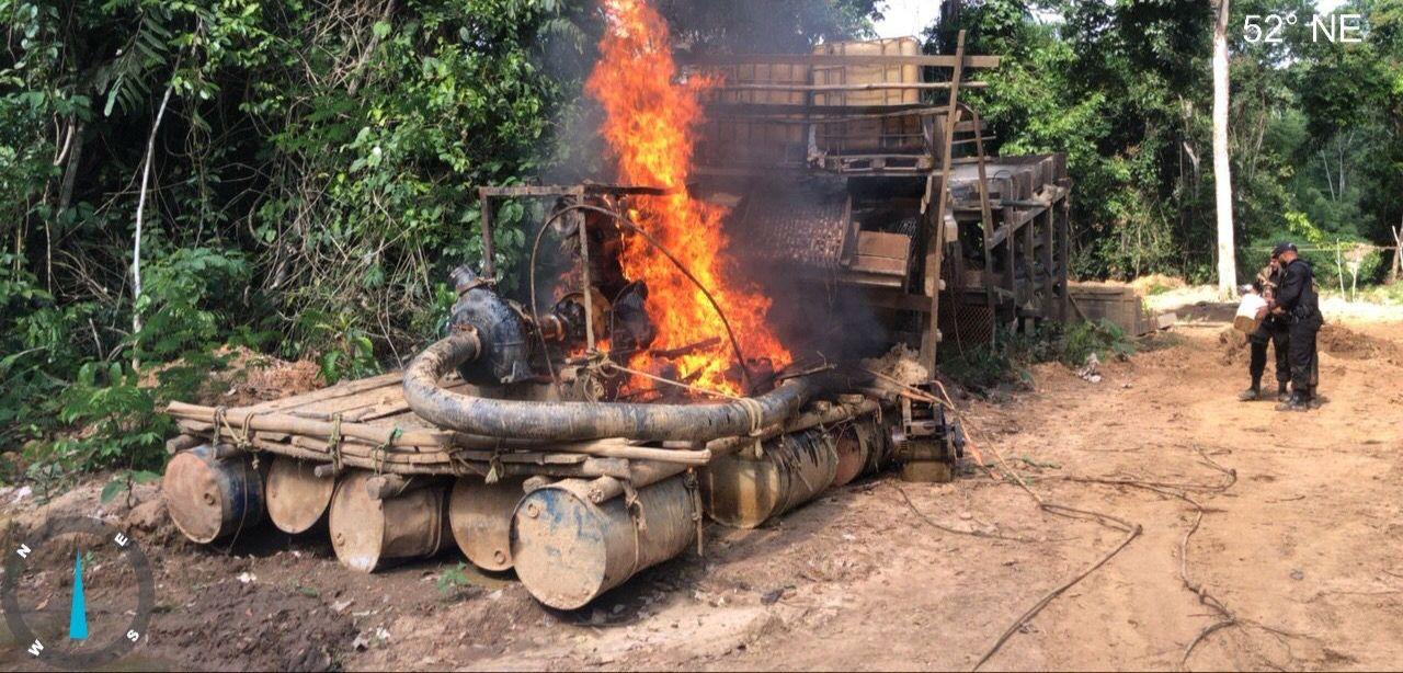 PF e ICMBio encerram garimpos ilegais de ouro e cobre em São Félix do Xingu