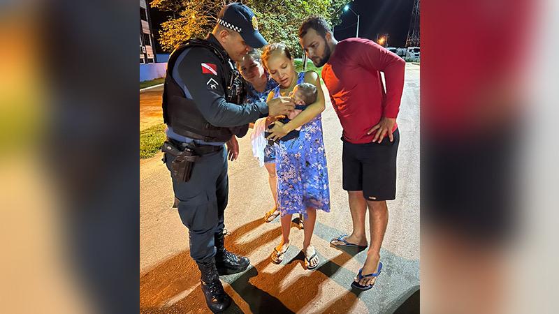 Recém-nascido engasgado é salvo por policiais militares em Marabá