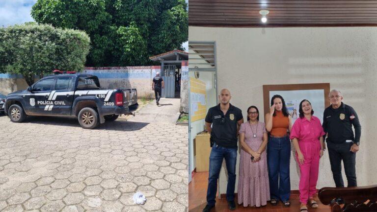 Polícia Civil reforça segurança em escolas em Bom Jesus do Tocantins