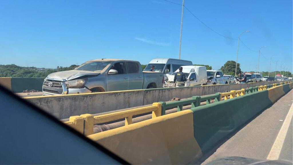 Marabá: Engavetamento congestiona trânsito na BR-230