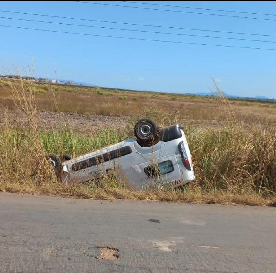 Ambulância de Redenção sofre acidente na BR 155