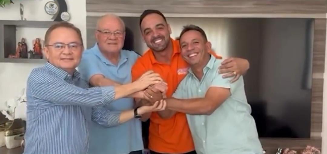 Aurélio Goiano recebe apoio de Hipólito e Valmir para a Prefeitura de Parauapebas