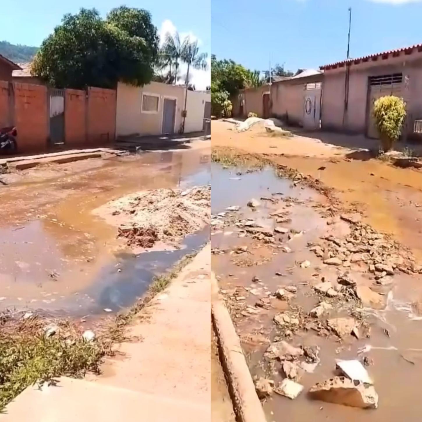 Parauapebas: moradores do bairro Vila Nova denunciam péssima condição da rua 9