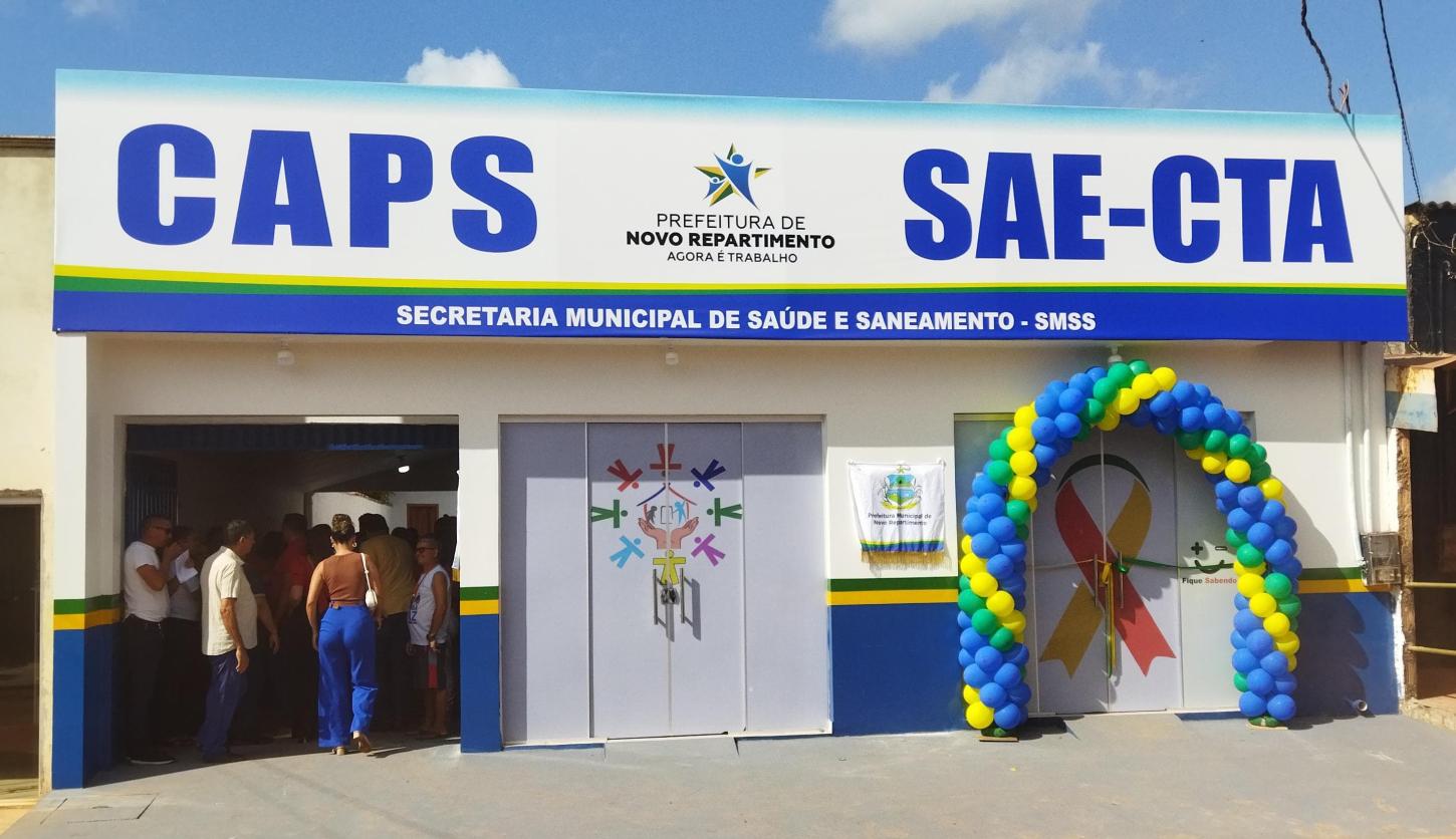 Saúde: Novo Repartimento inaugura prédio do CTA e Caps