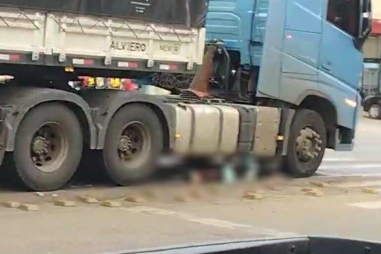 Idoso é atropelado por carreta enquanto andava de bicicleta em Marabá