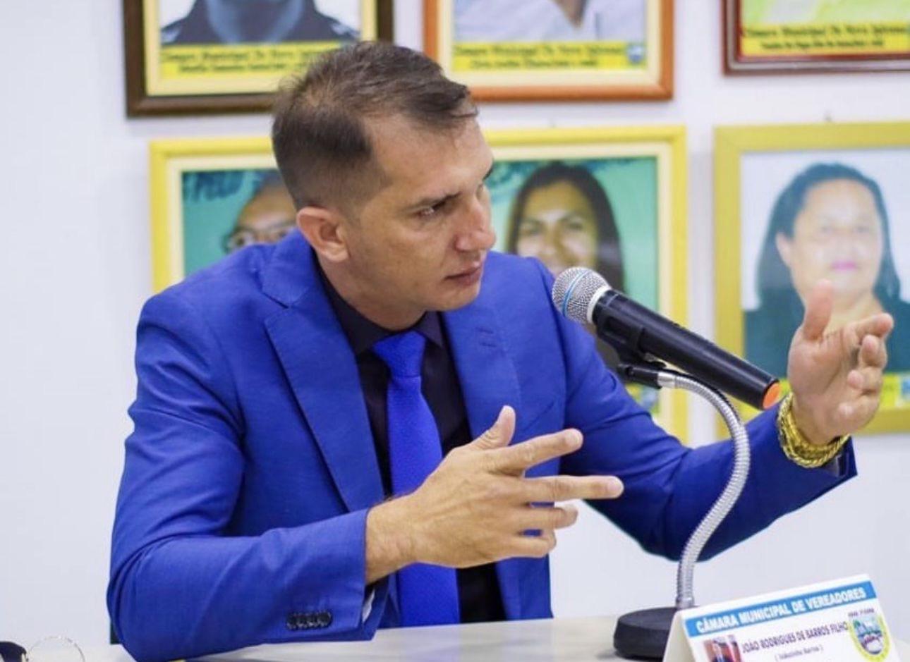 Nova Ipixuna: Justiça decide prorrogar afastamento de Joãozinho Barros da Câmara Municipal