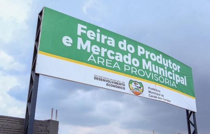 Canaã dos Carajás: Feira do produtor e mercado municipal já funciona em novo endereço; saiba mais