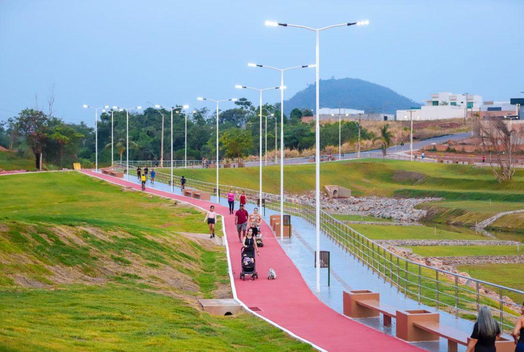 Canaã: Parque Linear do Lago dos Buritis está em fase de finalização e já atrai visitantes