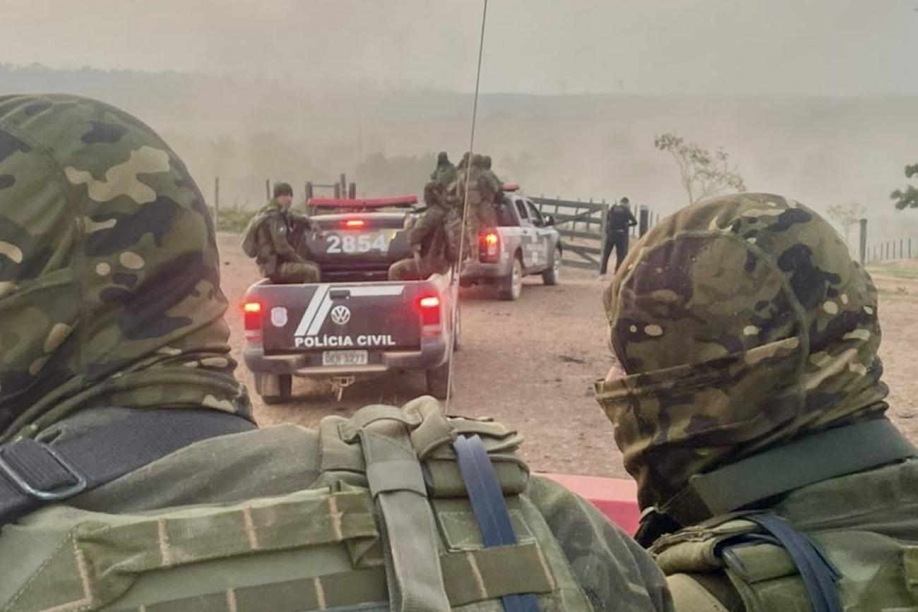 Polícia Civil realiza operação em fazenda de Marabá e prende quatro suspeitos em flagrante