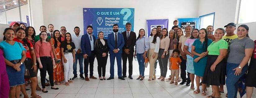 Distrito de Belo Monte recebe ponto de inclusão digital em Novo Repartimento