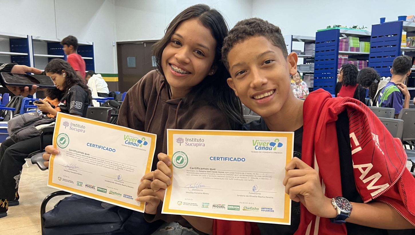 Instituto Sucupira promove palestra sobre saúde mental para a juventude de Canaã dos Carajás