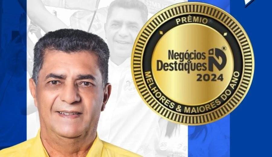 Prefeito Valdir Lemes é indicado ao Prêmio Melhores & Maiores do Ano 2024
