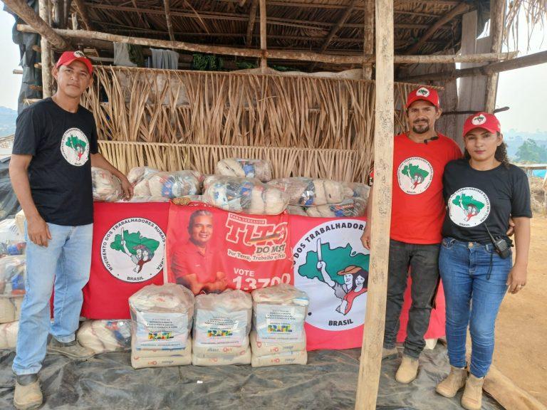 Presidente Lula envia cestas básicas para acampamentos do MST em Parauapebas e Canaã