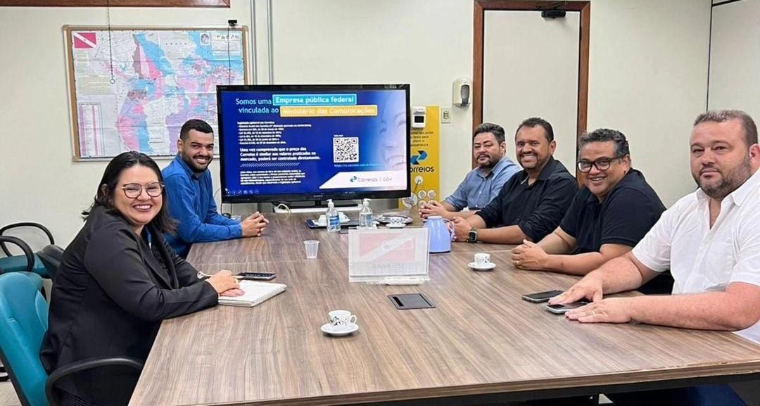 Redenção: Dr. Rener visita Superintendência Estadual dos Correios em Belém