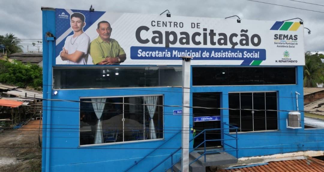 Prefeitura de Novo Repartimento inaugura centro de capacitação na Vila Tucuruí