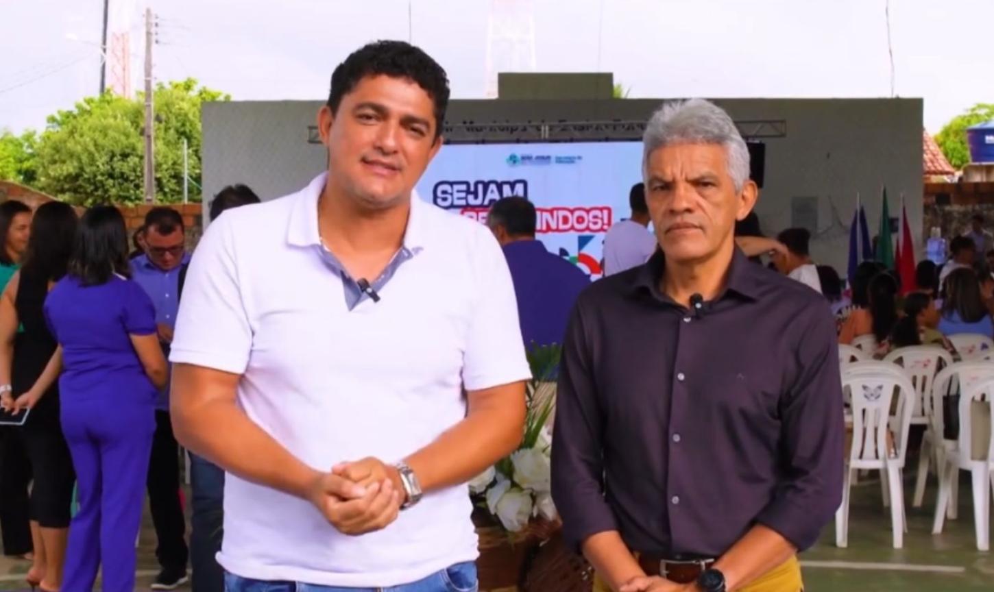 Jeilson Reis e Nanô da Disbel fortalecem compromisso com a educação em Bom Jesus do Tocantins