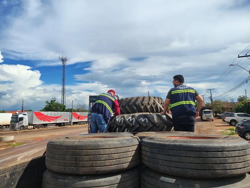 Sefa apreende mais de 15 toneladas em mercadoria avaliada em mais de R$ 500 mil reais