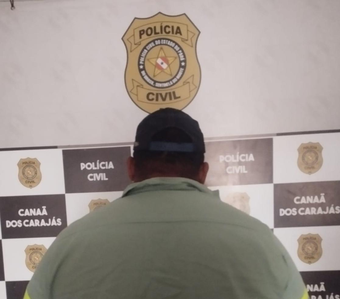 Suspeito é preso por estupro qualificado contra a própria filha em Canaã dos Carajás