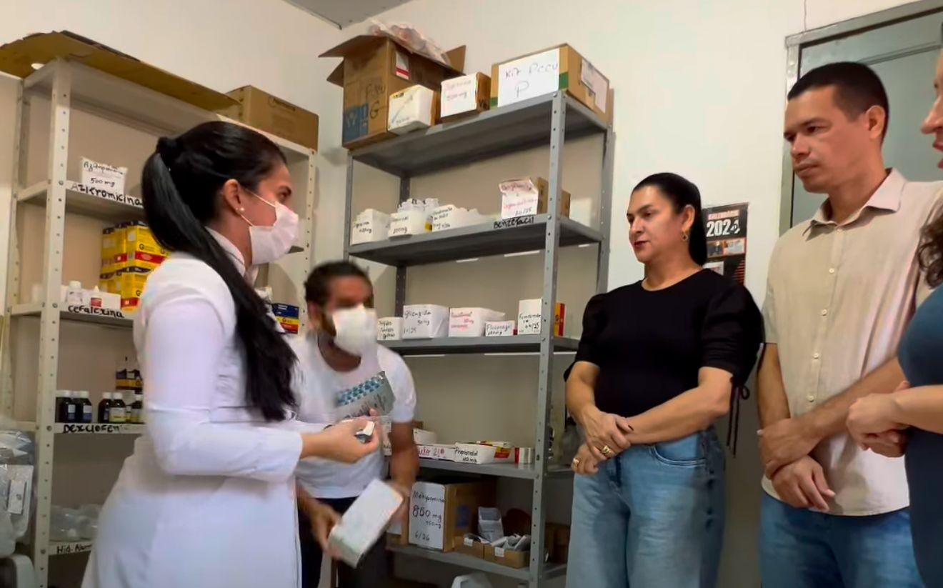 Prefeita Elida Elena garante medicamentos para a saúde de CDA