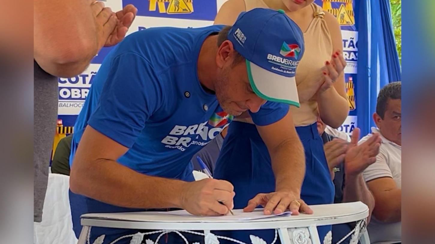 Gestão eficiente! Flávio Mezzomo assina pacote com 8 novas obras para o esporte, saúde e educação de Breu Branco