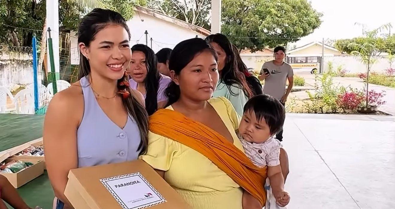Nanyaria Godoy celebra a mulher indígena com incentivo a arte e a cultura em Itupiranga