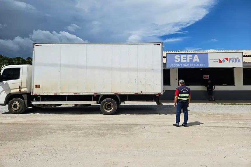 Sefa apreende carga de R$300 mil reais com destino a Marabá