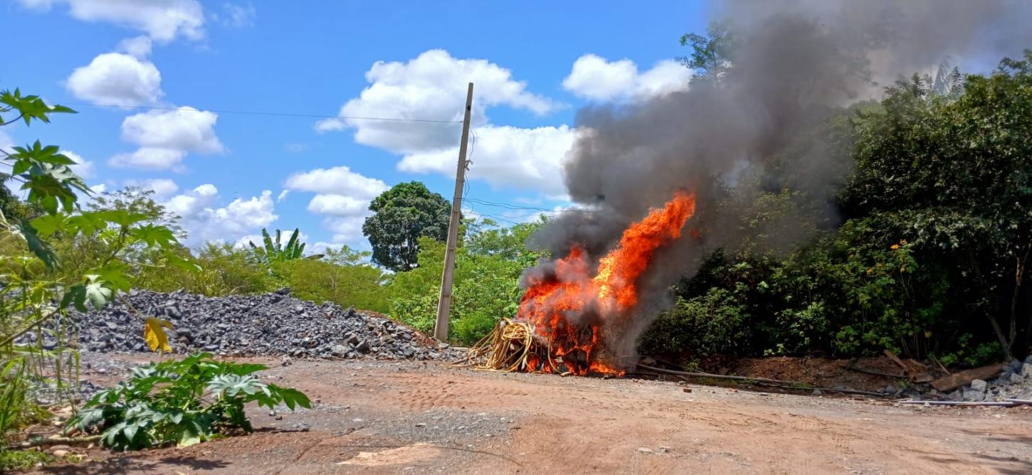 VÍDEO: Operação da PF destrói garimpo reincidente em Canaã dos Carajás