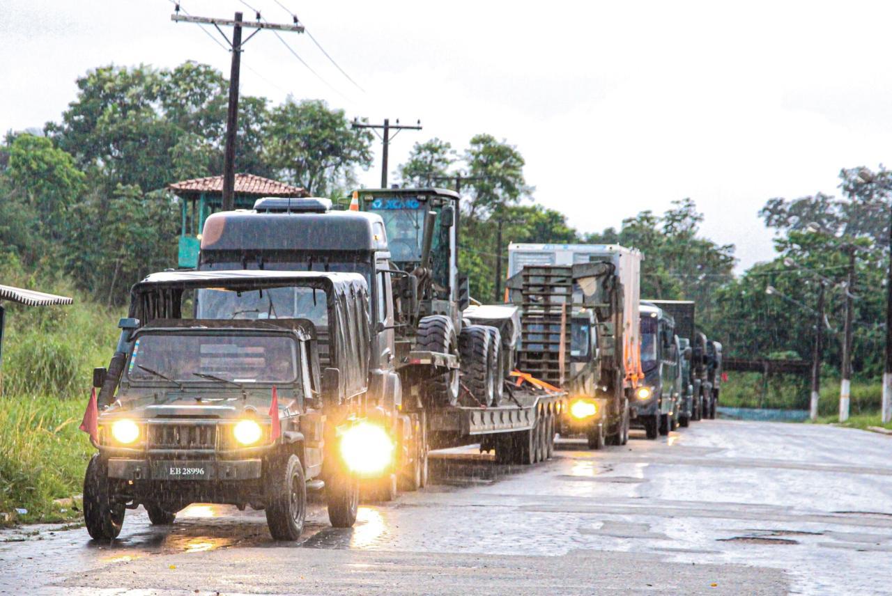 Cumaru do Norte: Exército inicia montagem de Base Operacional para desintrusão na TI Kayapó