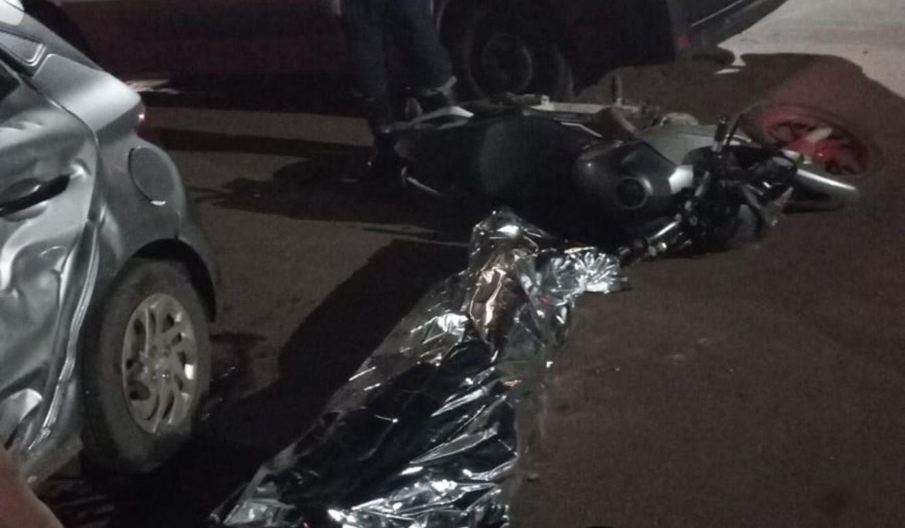 Motociclista morre em grave acidente no 