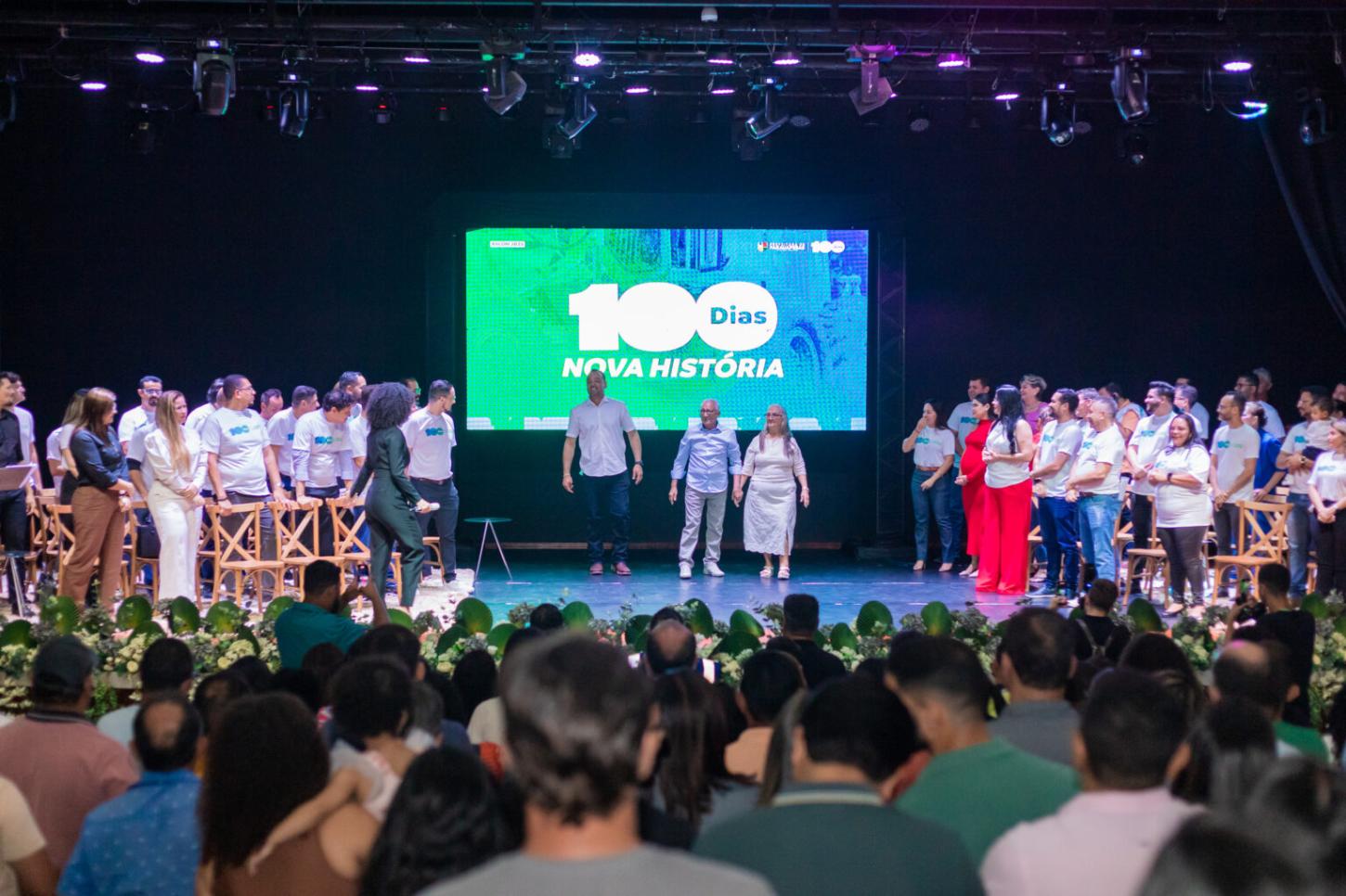 Prefeitura realiza evento em comemoração aos 100 dias de governo em Parauapebas