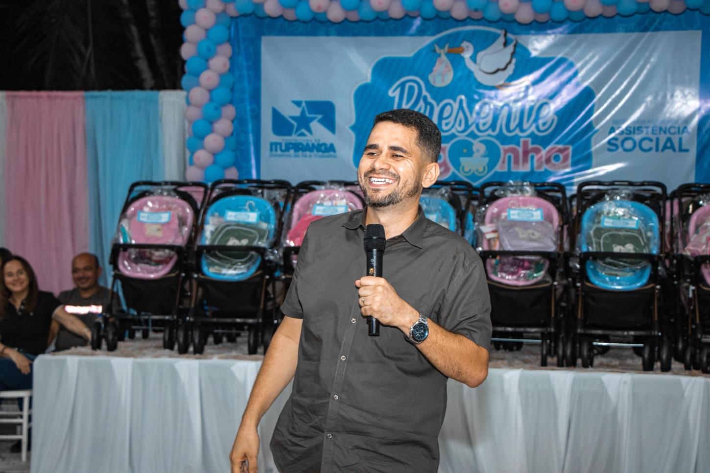 “Eu brigo pelo meu povo”: Godoy lança o programa Presente Cegonha que beneficia 500 mães em Itupiranga