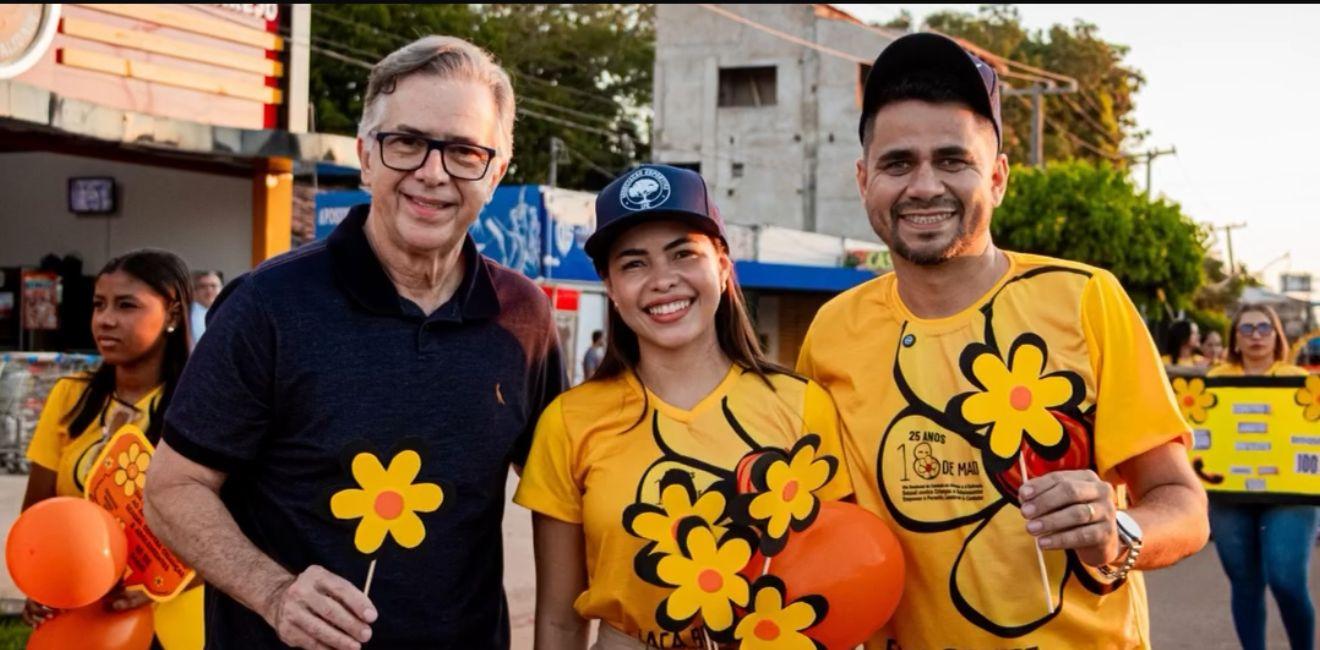 Nanyaria Godoy reúne população de Itupiranga em caminhada do Maio Laranja