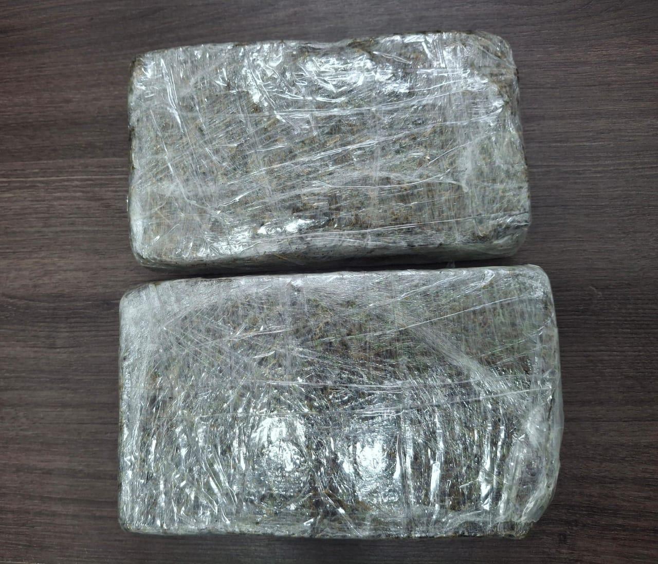 Polícia apreende 2kg de maconha em área próxima ao aterro sanitário de Canaã dos Carajás