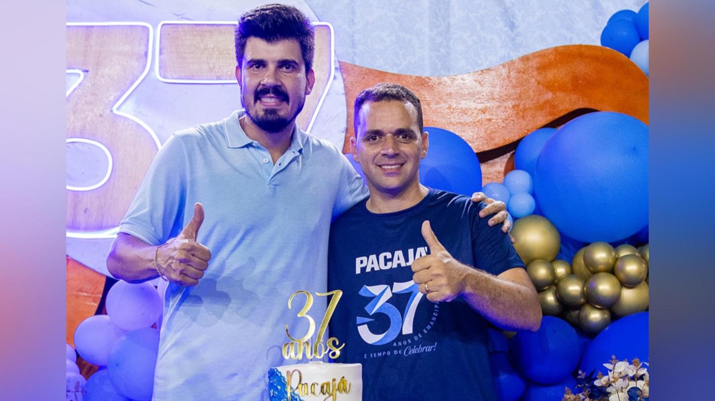 Prefeito André Rezende e vice Leandro Reis celebram 37 anos de Pacajá com culto especial