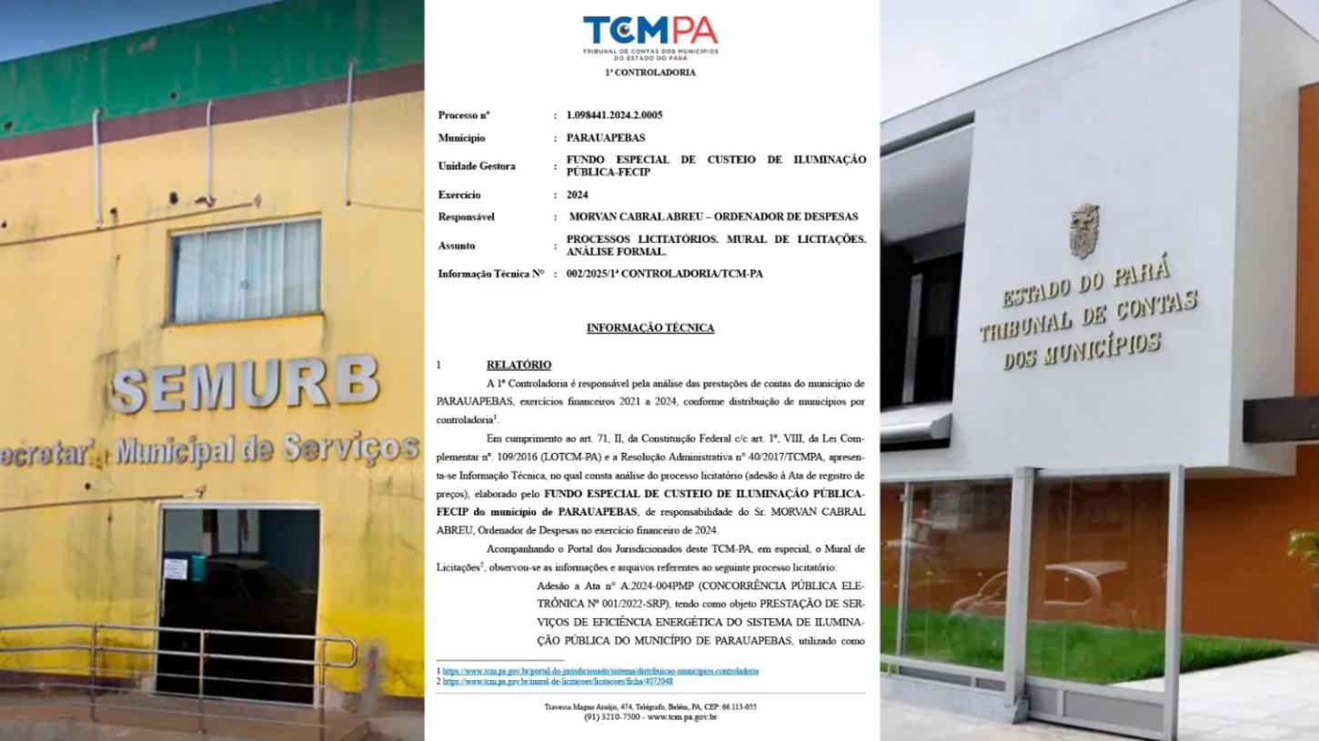 Semurb corta contrato irregular de iluminação pública em Parauapebas