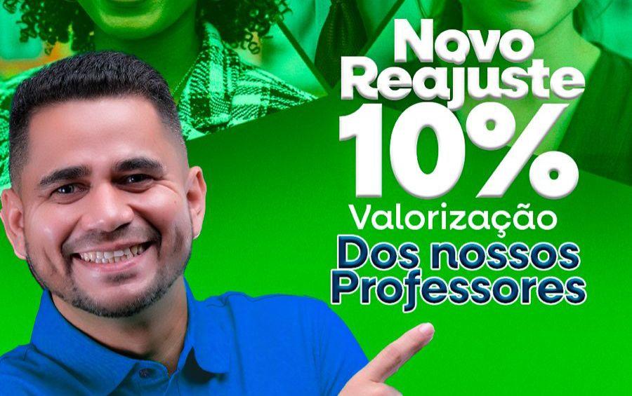 Wagno Godoy dá reajuste de 10% para professores em Itupiranga