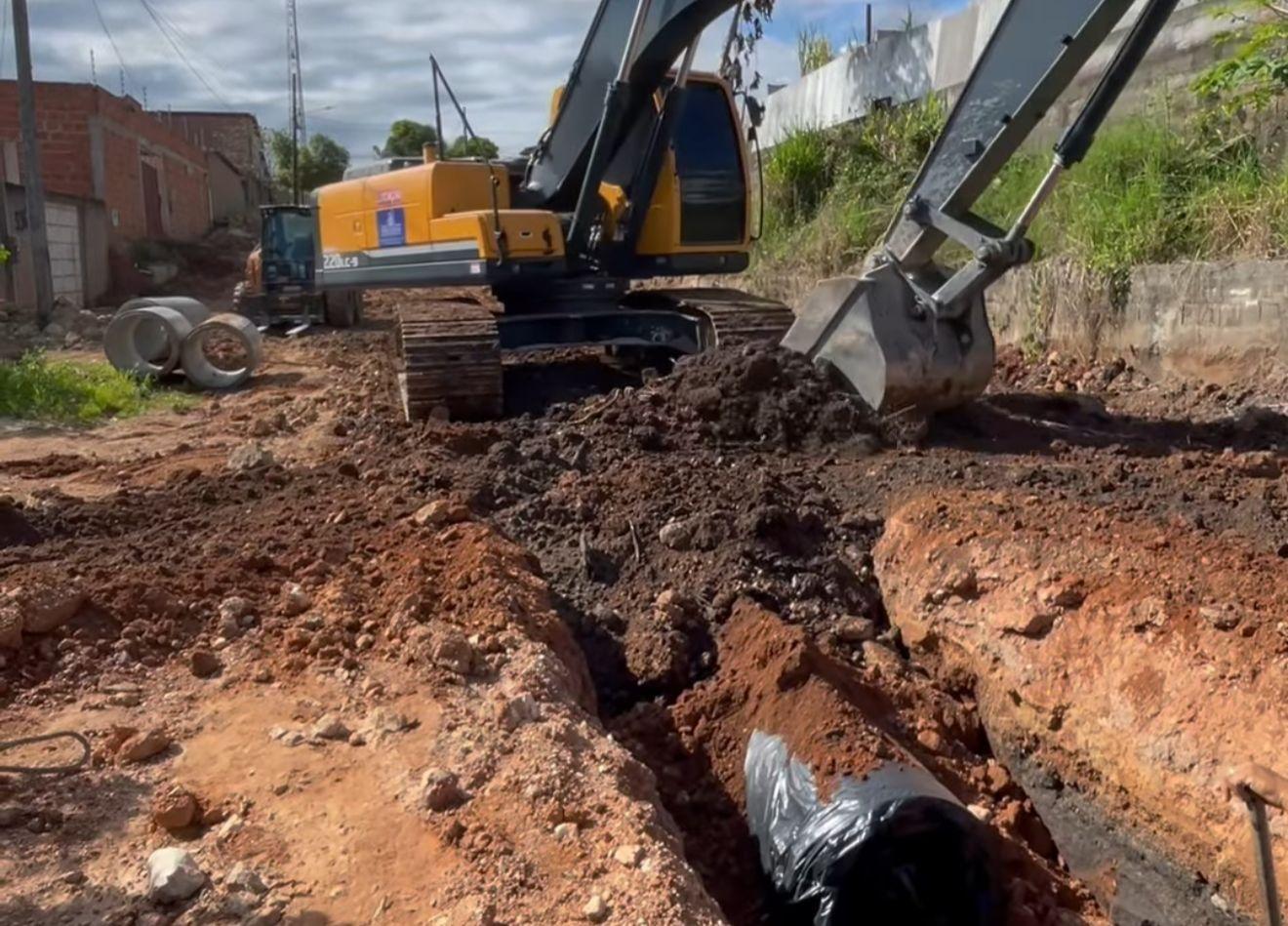 Xinguara encara as chuvas com obras de canalização em ruas e avenidas