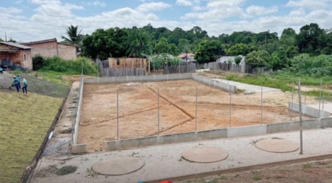 Breu Branco em obras: novas praças começam a ganhar forma nos bairros Felicidade e Japonês